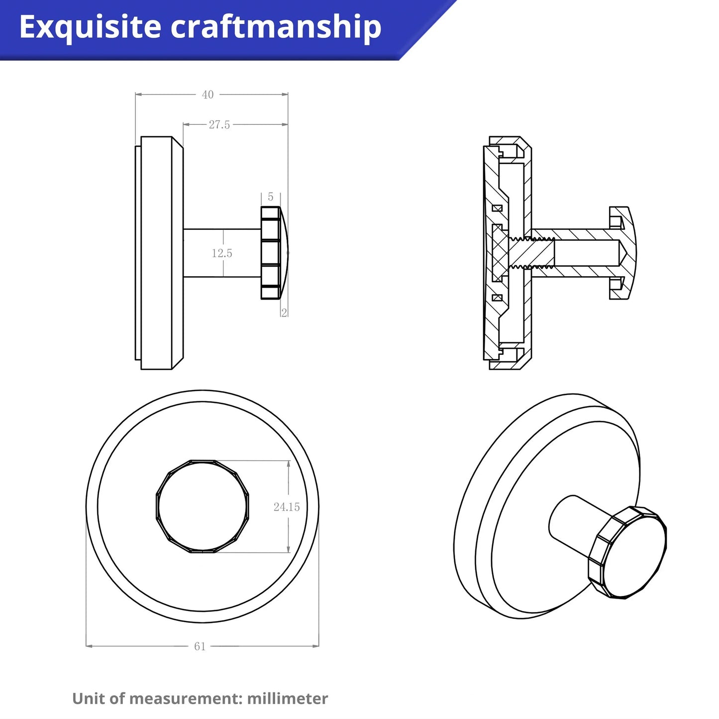 🔥Suction Cup Hooks(2pcs)