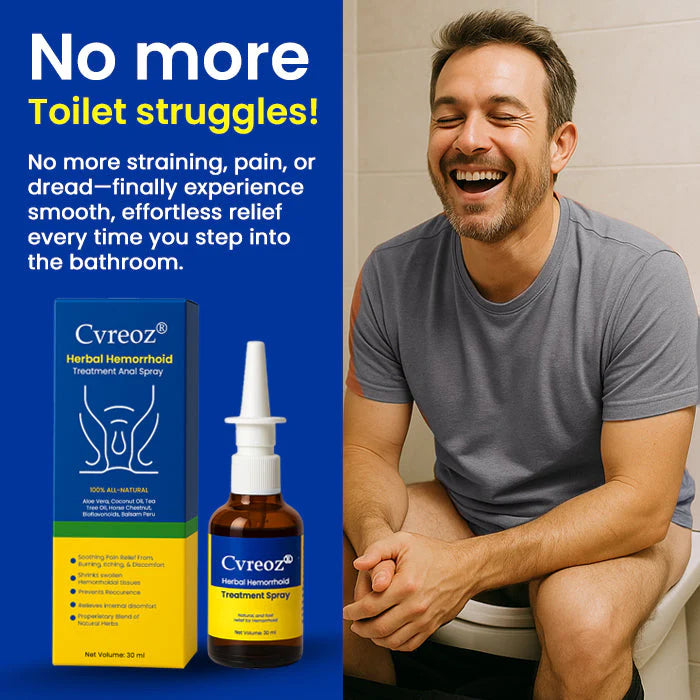 Cvreoz Herbal Hemorrhoid Treatment Anal Spray