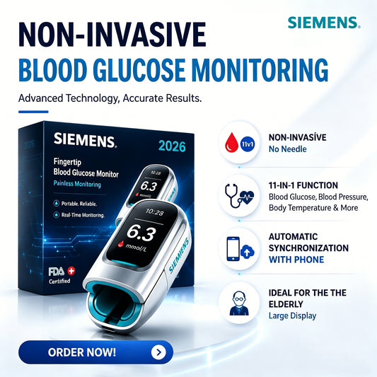 Siemens™ new non-invasive smart blood glucose meter 💉 Painless blood glucose measurement in 3 seconds 🔥
