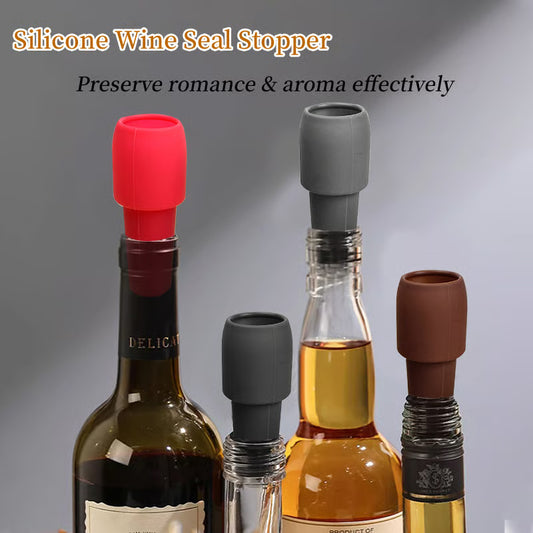 🔥4 Pcs Reusable Sparkling Wine Bottle Stopper