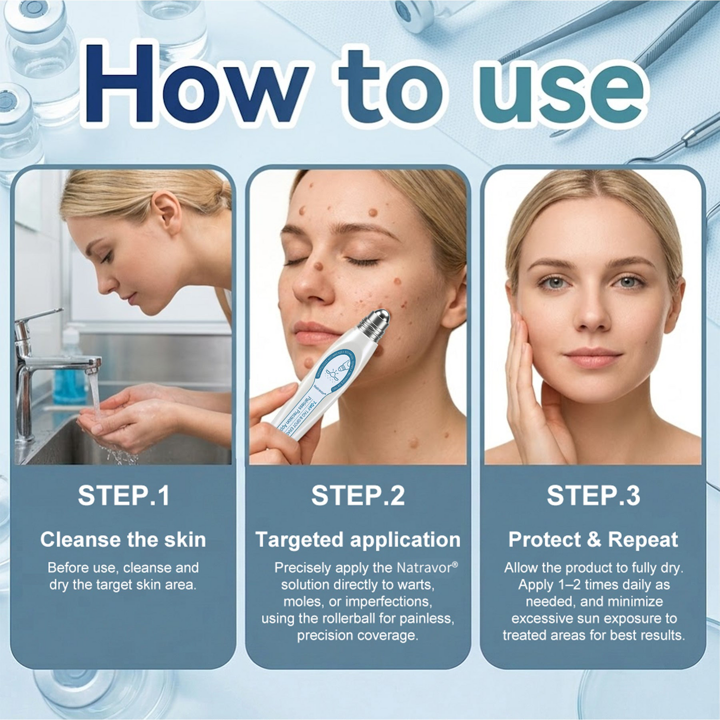 7-DAY Wart & Spot RemoverPainless & Scar-Free - Advanced Roll-On Pen for Skin Imperfections