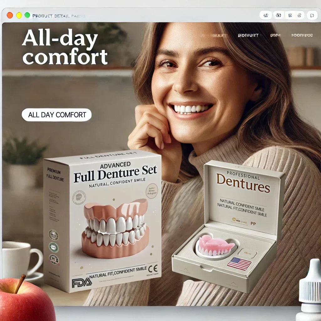 NESLEMY-🦷Advanced Customized Full Denture Set🦷