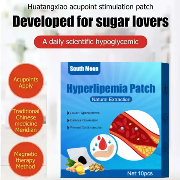 Blood Sugar Acupoint Pressure Health Sticker