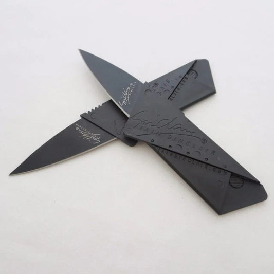 Portable Credit CardShape Folding Knife